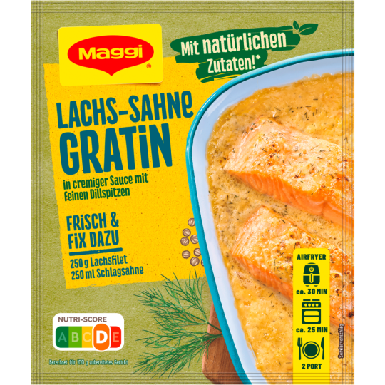 Maggi Fix Lachs Sahne Gratin 26g