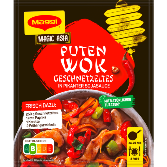 Maggi Fix Puten-Wok Geschnetzeltes 37g