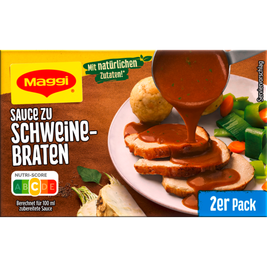 Maggi Delikatess Sauce zu Schweinebraten für 2x250ml