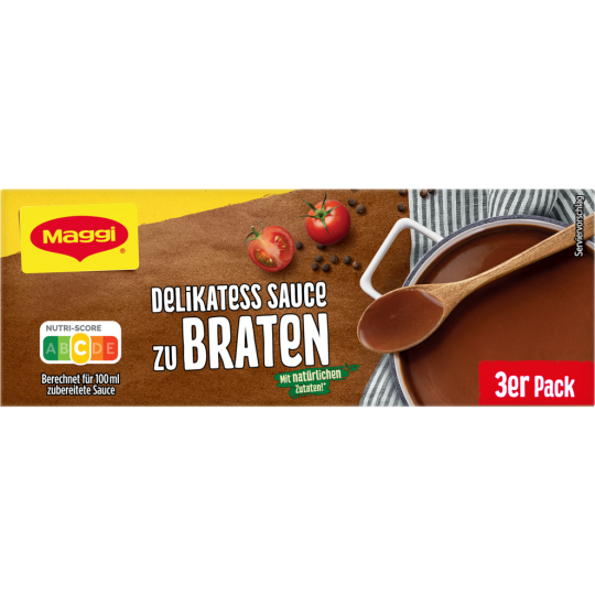 Maggi Delikatess Sauce zu Braten für 3x250ml