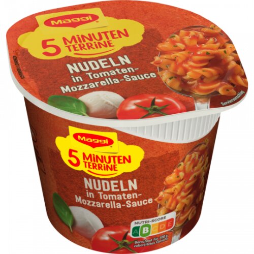 Maggi 5 Minuten Terrine Nudeln Tomate Mozzarella 55g
