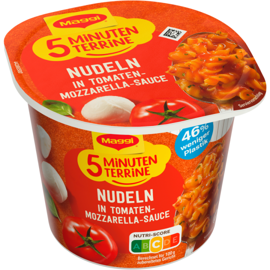 Maggi 5 Minuten Terrine Nudeln Tomate Mozzarella 55g