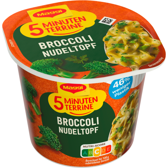 Maggi 5 Minuten Terrine Broccoli Nudeltopf 50g