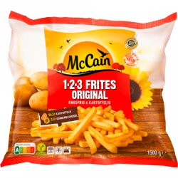 Mc Cain 1.2.3 Frites Original 1,5kg