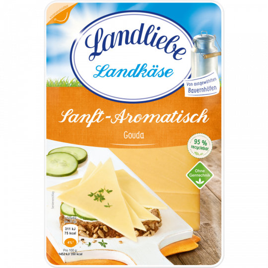 Landliebe Landkäse sanft-aromatisch 48% Vollfettstufe 150g