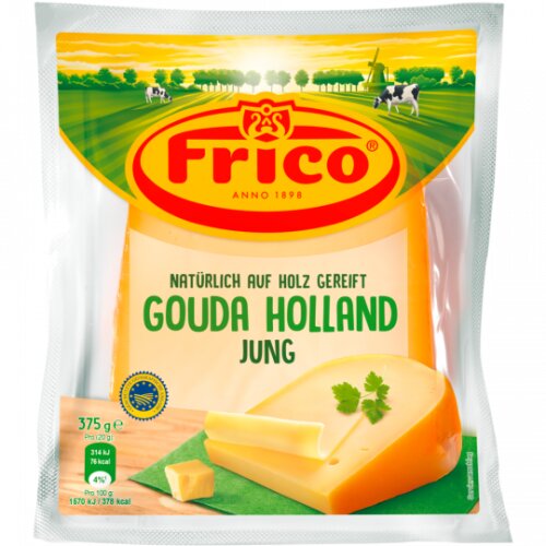 Frico Gouda Jung (Gouda Holland) g.g.A.48% Vollfettstufe 375g