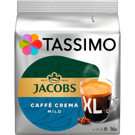 Tassimo Jacobs Caffe Crema Mild XL 16ST 128g