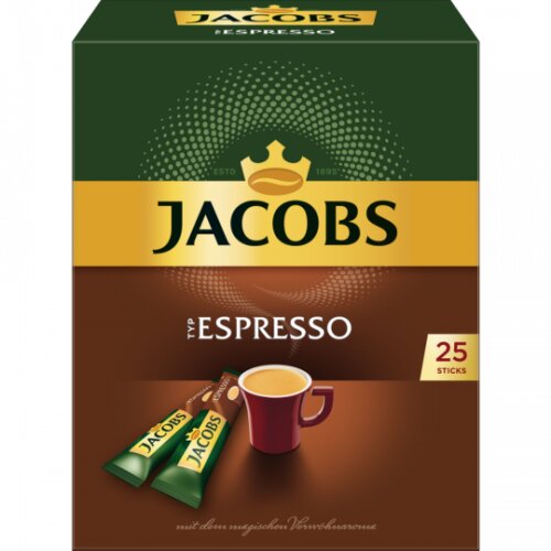Jacobs Löslicher Kaffee Espresso 25ST 45g
