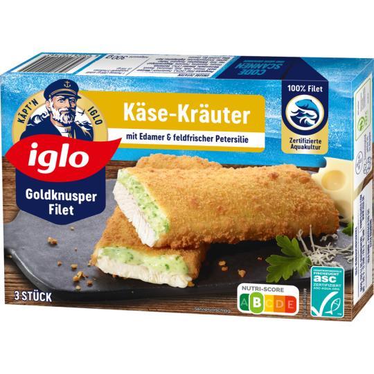 Iglo Goldknusper Käse/Kräuter 300g