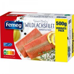 Femeg Wildlachs Filets 500g