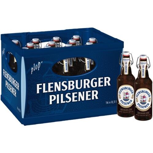 Flensburger Pilsener 16x0,5l Kiste