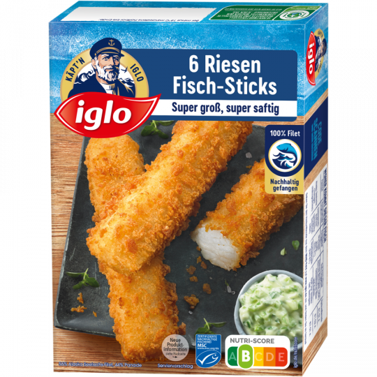 Iglo Riesen Fischstäbchen 360g