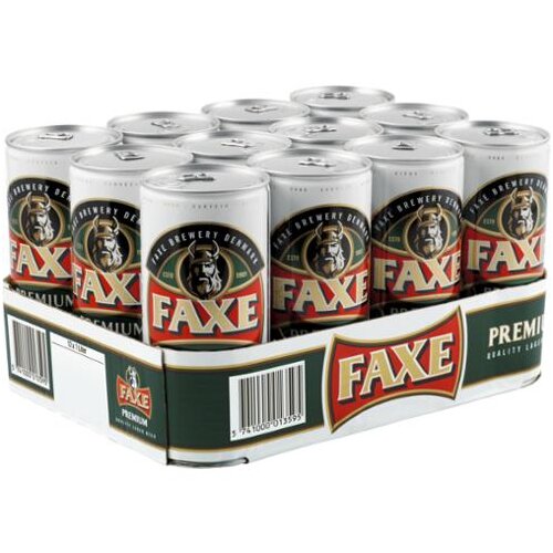 Faxe Premium Quality Lager Beer 12x1l