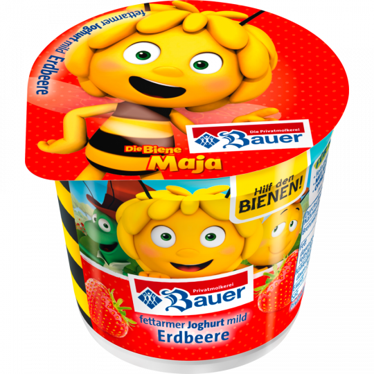 Bauer Kinder Joghurt Erdbeer 125g