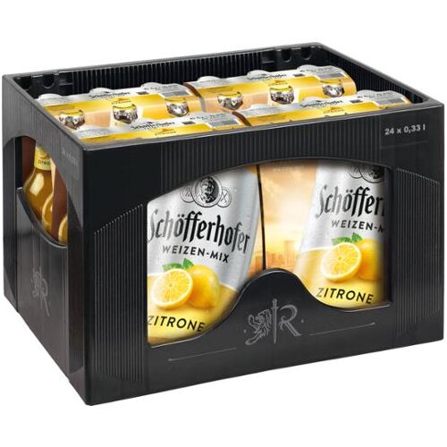 Schöfferhofer Weizen Zitrone 4x6x0,33l Kiste