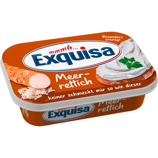 Exquisa Frischkäse Meerrettich 60% Fett i.Tr. 200g
