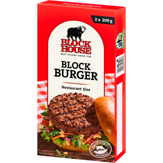 Block House Block Burger 2er 200g