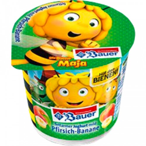 Bauer Kinder Joghurt Pfirsich Banane 125g