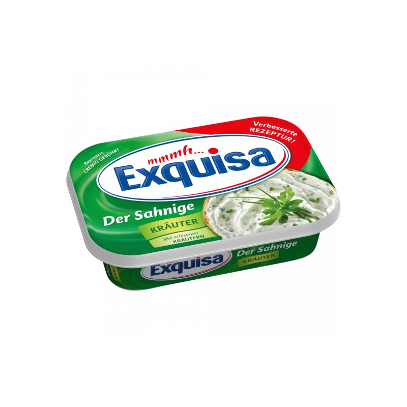 Exquisa Frischkäse Der Sahninge Kräuter 66% 200g - Lebensmittel-Versa