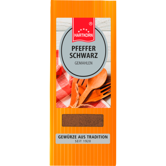 Hartkorn  Pfeffer schwarz gemahlen 60g