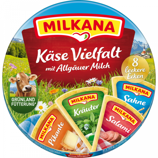 Milkana Käse Vielfalt Schmelzkäse 8x25g