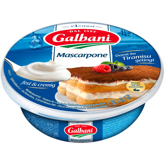 Galbani Santa Lucia Mascarpone 80% Fett i.Tr.250g