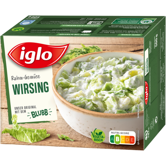 Iglo Rahm-Gemüse Wirsing 500g