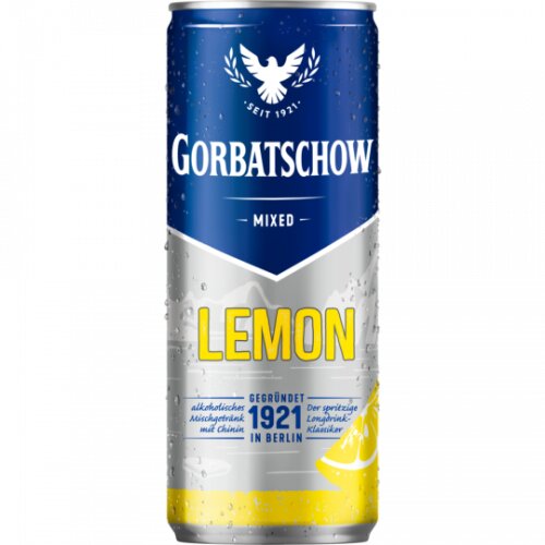 Wodka Gorbatschow & Lemon 0,33l Dose