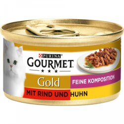 Gourmet Gold Duo Feine Komposition Rind&Huhn...
