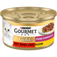 Gourmet Gold Duo Feine Komposition Rind&Huhn...