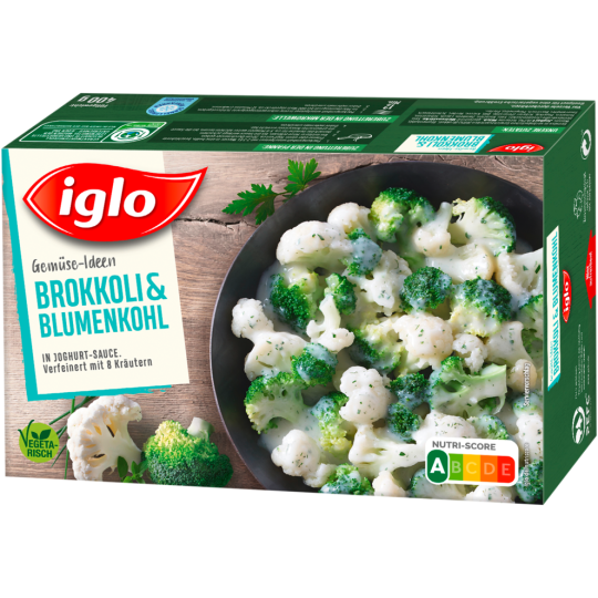 Iglo Gemüse-Ideen Brokkoli-Blumenkohl in Joghurtsauce 400g