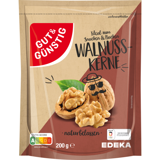 Gut & Günstig Walnusskerne 200g