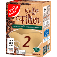 Gut & Günstig Kaffeefilter naturbraun...