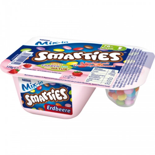 Nestle Joghurt Erdbeer&Smarties 3,5% 120g