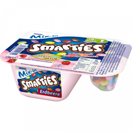 Nestle Joghurt Erdbeer&Smarties 3,5% 120g