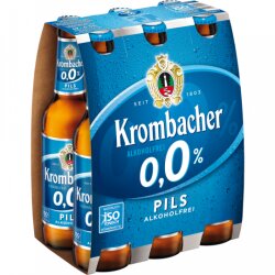 Krombacher Pils alkoholfrei 6x0,33l Träger