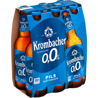 Krombacher Pils alkoholfrei 6x0,33l Träger