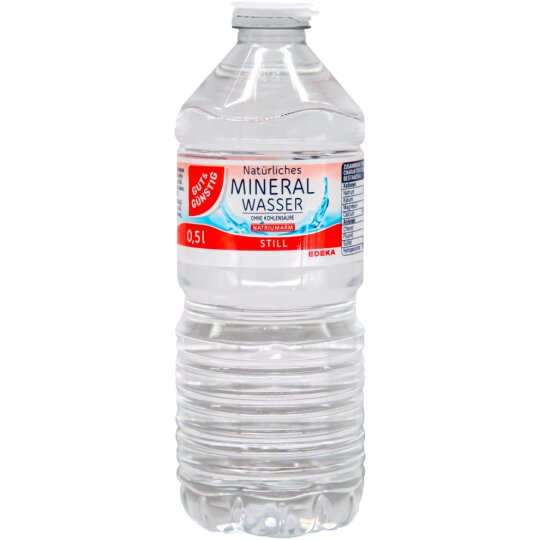 Gut & Günstig Mineralwasser still 0,5l