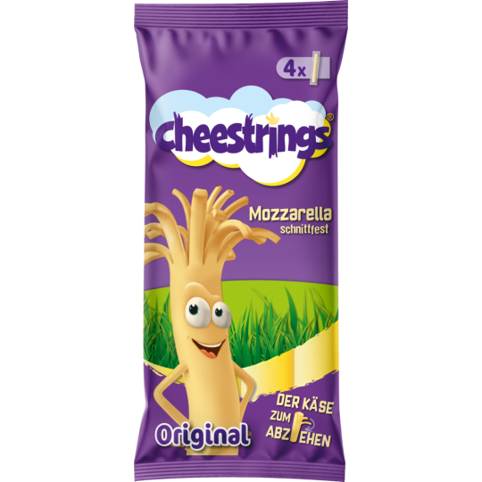 Kerry Cheestrings milde Käsestangen 40% Fettstufe 4x20g