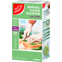 Gut & Günstig Einmalhandschuhe Latex Gr.L 100ST