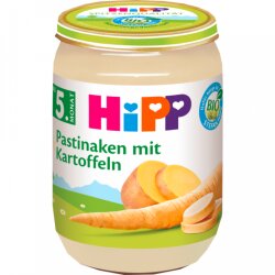 Bio Hipp Feine Pastinaken mit Kartoffeln 190g
