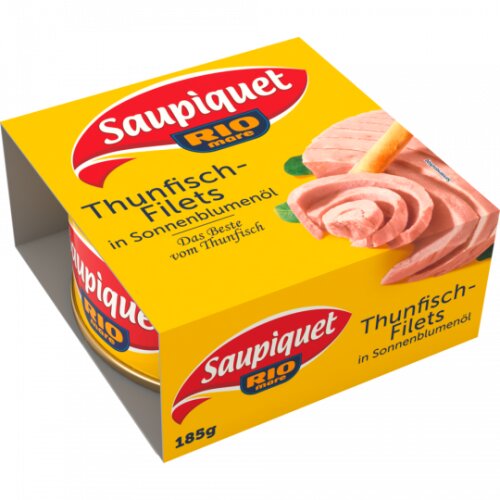 Saupiquet Thunfisch Filet in Sonnenblumenöl 185g
