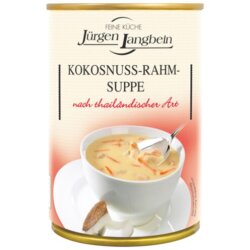 Jürgen Langbein Kokosnuss-Rahm-Suppe 400ml