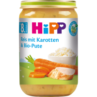 Bio Hipp Menü Reis mit Karotten und Pute ab 8.Monat...