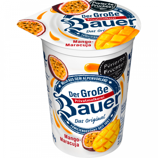 Bauer Fruchtjoghurt Mango Maracuja 250g