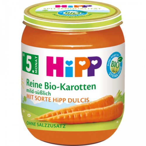 Bio Hipp Gemüse Früh-Karotten nach dem 4.Monat 125g