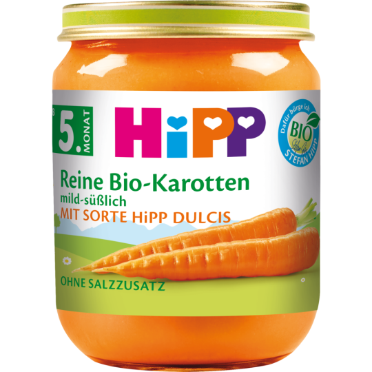 Bio Hipp Gemüse Früh-Karotten nach dem 4.Monat 125g
