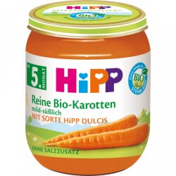 Bio Hipp Gemüse Früh-Karotten nach dem 4.Monat...