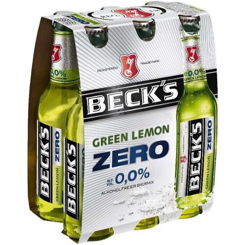 Becks Green Lemon Zero 4x6x0,33l Kiste