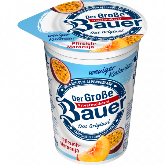 Bauer Joghurt Pfirsich Maracuja 250g